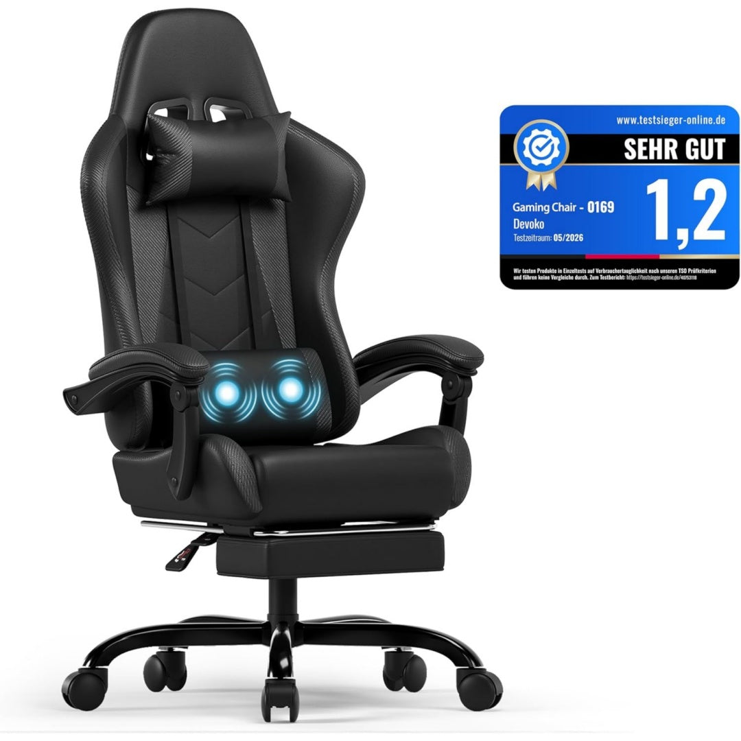 sedie gaming nero per resistente