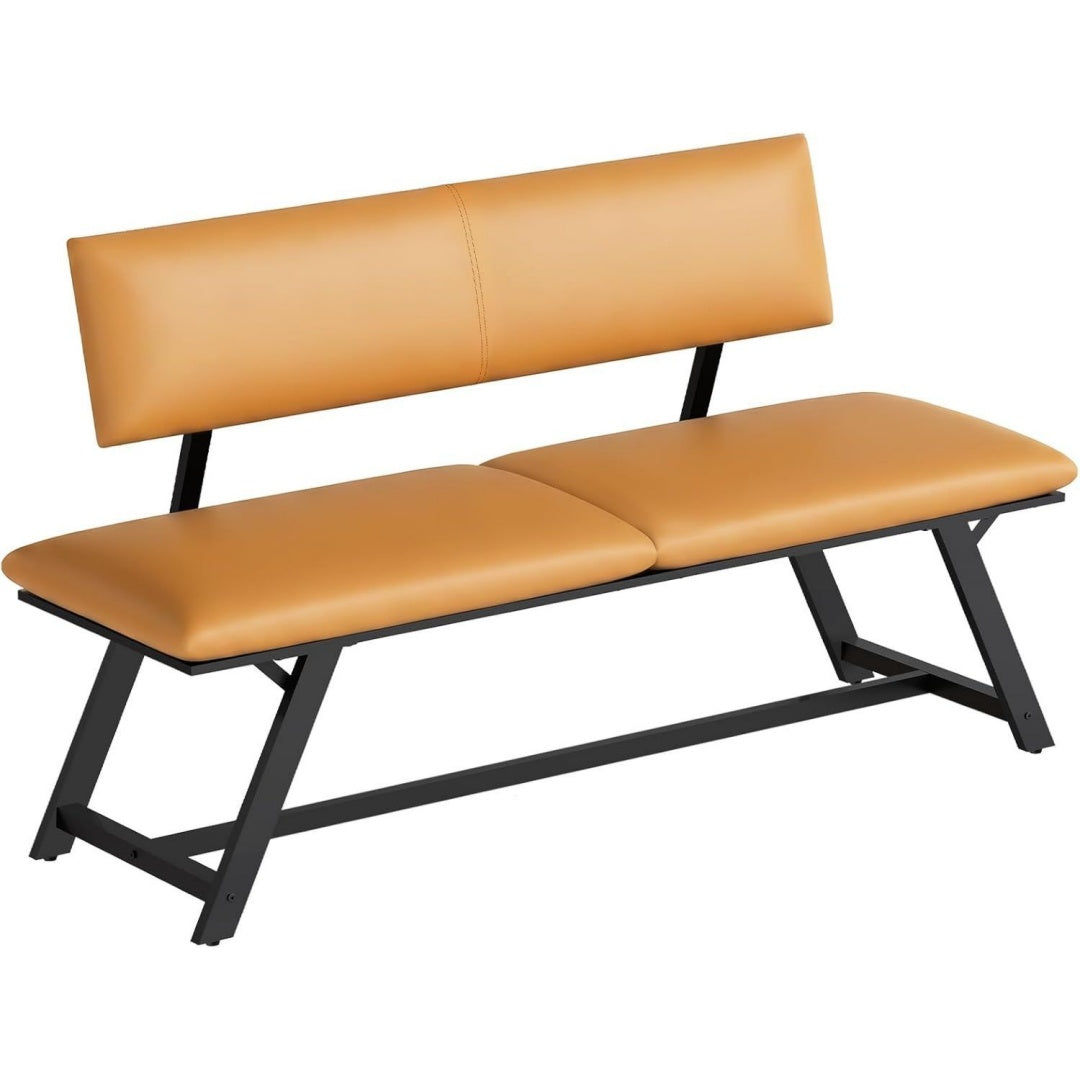 panchine nero pelle sintetica resistente