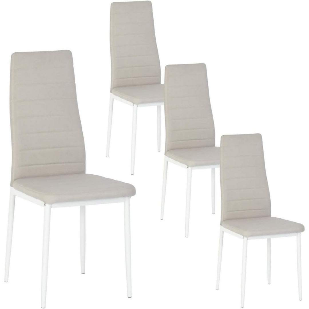 sedie beige per sala da pranzo morbido